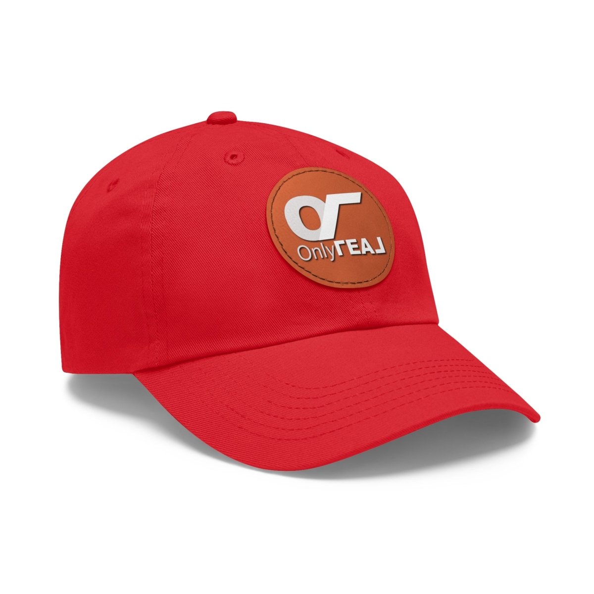 ONLY REAL Fans Hat with Leather Patch - Hats | ShirtyAgents