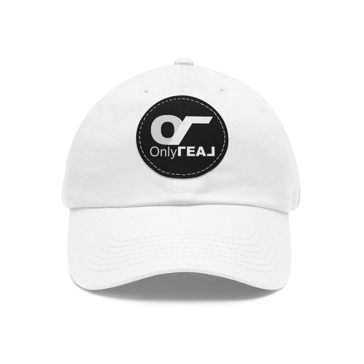 ONLY REAL Fans Hat with Leather Patch - Hats | ShirtyAgents