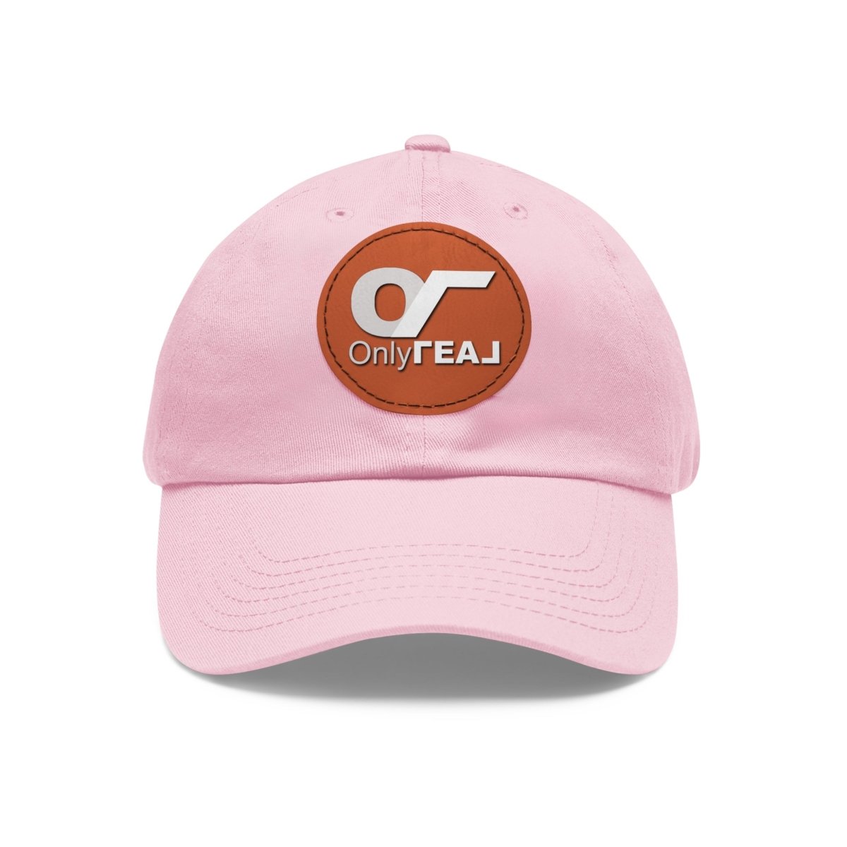 ONLY REAL Fans Hat with Leather Patch - Hats | ShirtyAgents