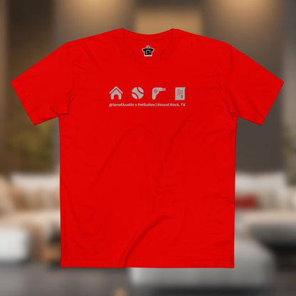 Our Services Icons Premium T-Shirt | @ianofAustin x PetSuites Round Rock - T-Shirt | ShirtyAgents