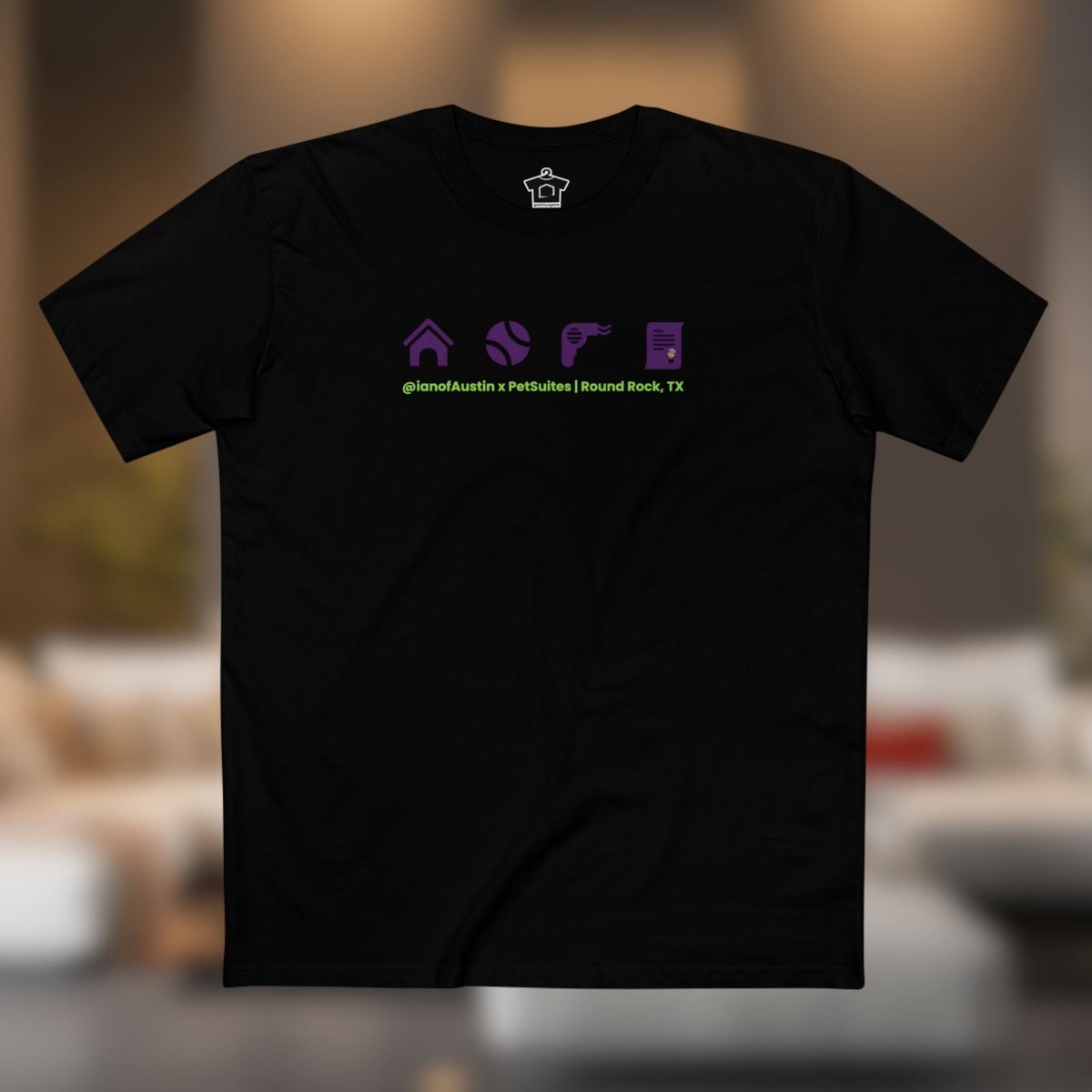 Our Services Icons Premium T-Shirt | @ianofAustin x PetSuites Round Rock - T-Shirt | ShirtyAgents