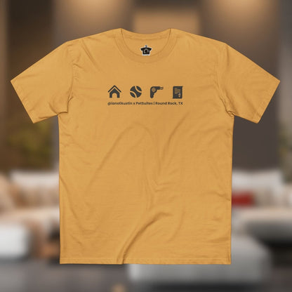 Our Services Icons Premium T-Shirt | @ianofAustin x PetSuites Round Rock - T-Shirt | ShirtyAgents