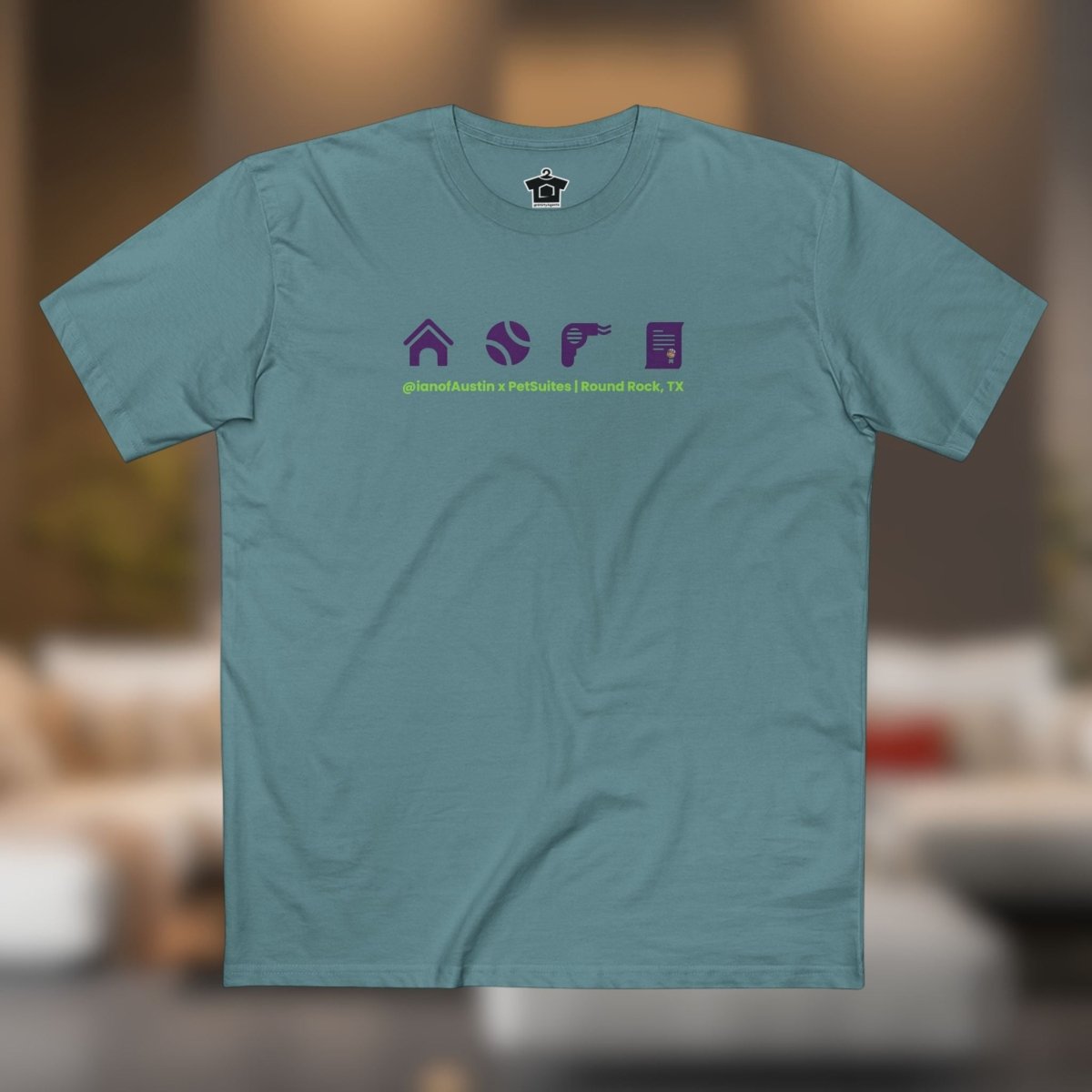 Our Services Icons Premium T-Shirt | @ianofAustin x PetSuites Round Rock - T-Shirt | ShirtyAgents