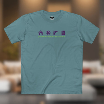 Our Services Icons Premium T-Shirt | @ianofAustin x PetSuites Round Rock - T-Shirt | ShirtyAgents