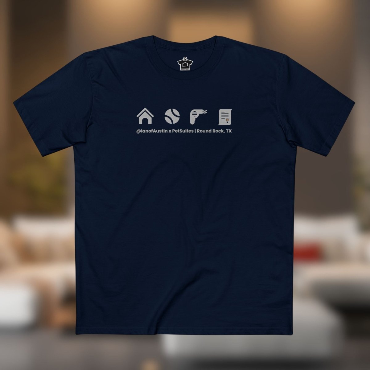 Our Services Icons Premium T-Shirt | @ianofAustin x PetSuites Round Rock - T-Shirt | ShirtyAgents