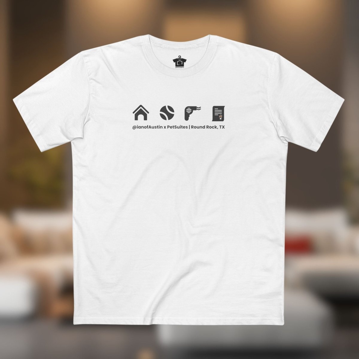 Our Services Icons Premium T-Shirt | @ianofAustin x PetSuites Round Rock - T-Shirt | ShirtyAgents