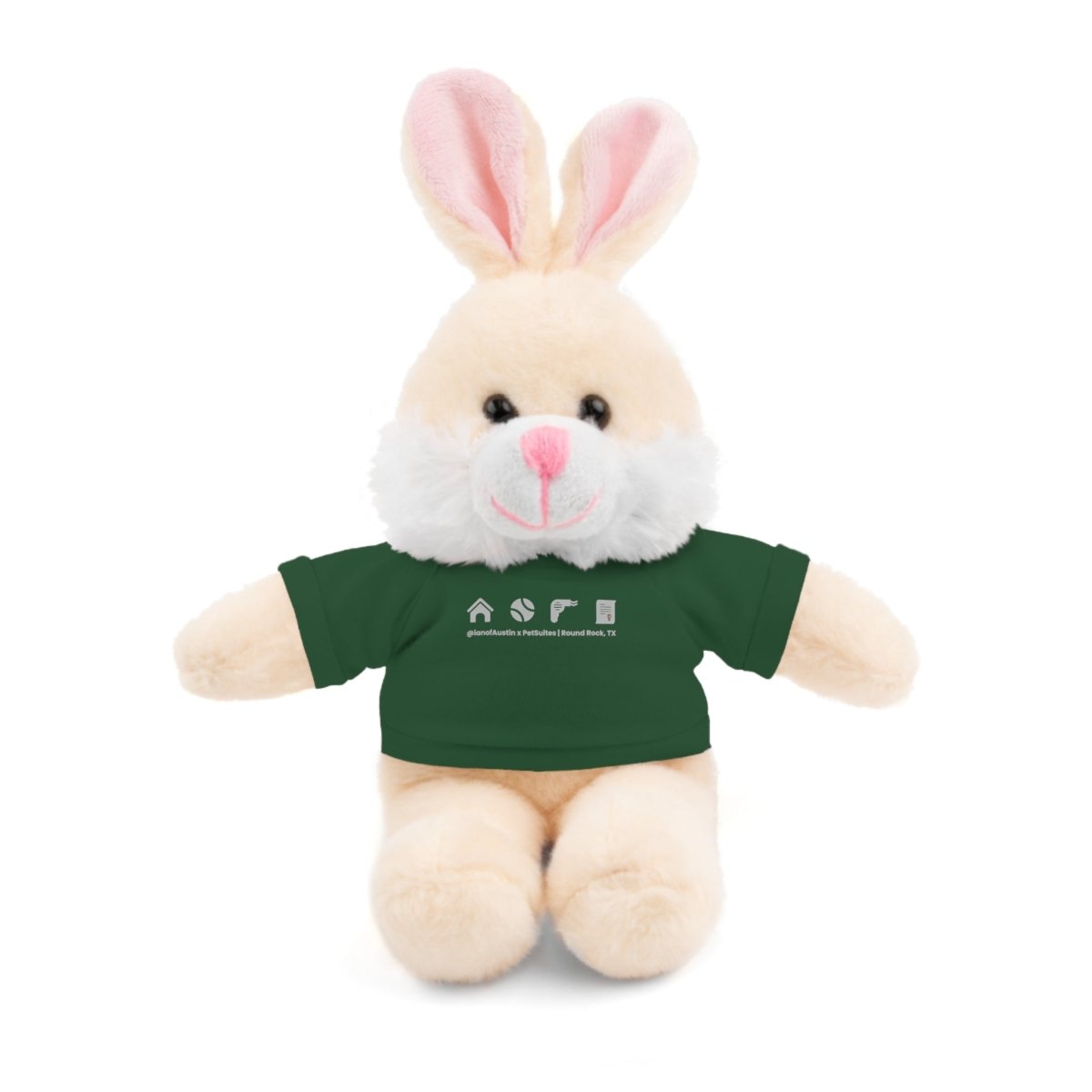 Our Services Icons Stuffed Animals with T-Shirt | @ianofAustin x PetSuites Round Rock - Accessories | ShirtyAgents
