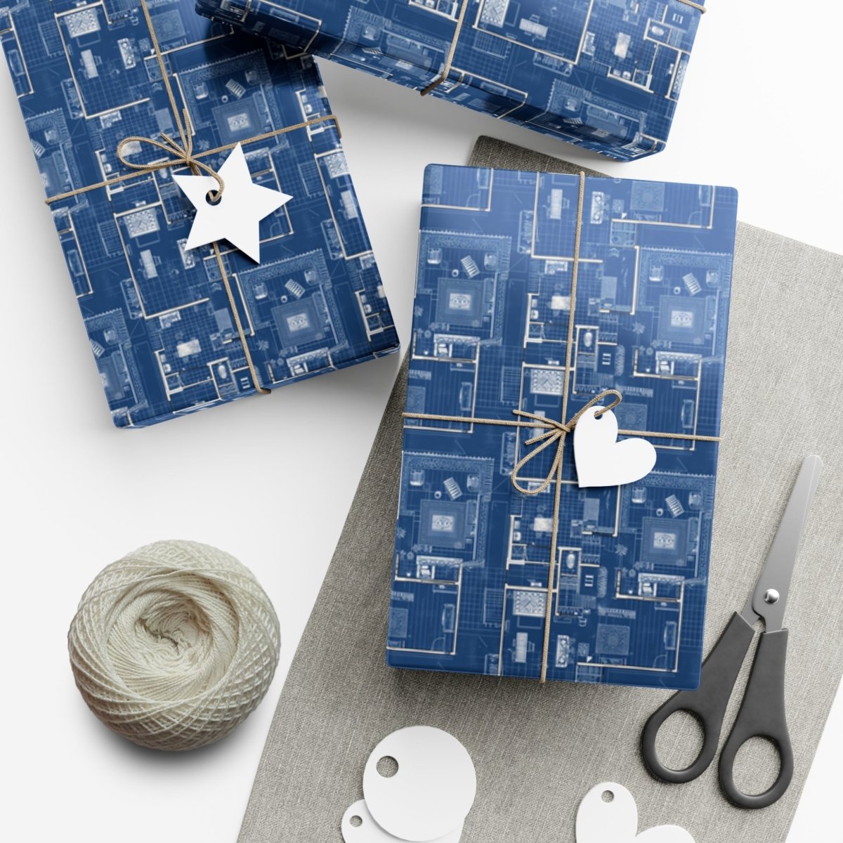 Personalized Blueprint Gift Wrap – Make Every Gift Unforgettable - Home Decor | ShirtyAgents