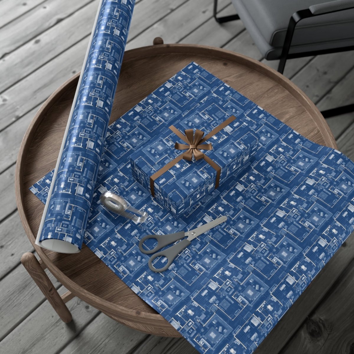 Personalized Blueprint Gift Wrap – Make Every Gift Unforgettable - Home Decor | ShirtyAgents