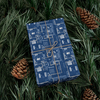 Personalized Blueprint Gift Wrap – Make Every Gift Unforgettable - Home Decor | ShirtyAgents
