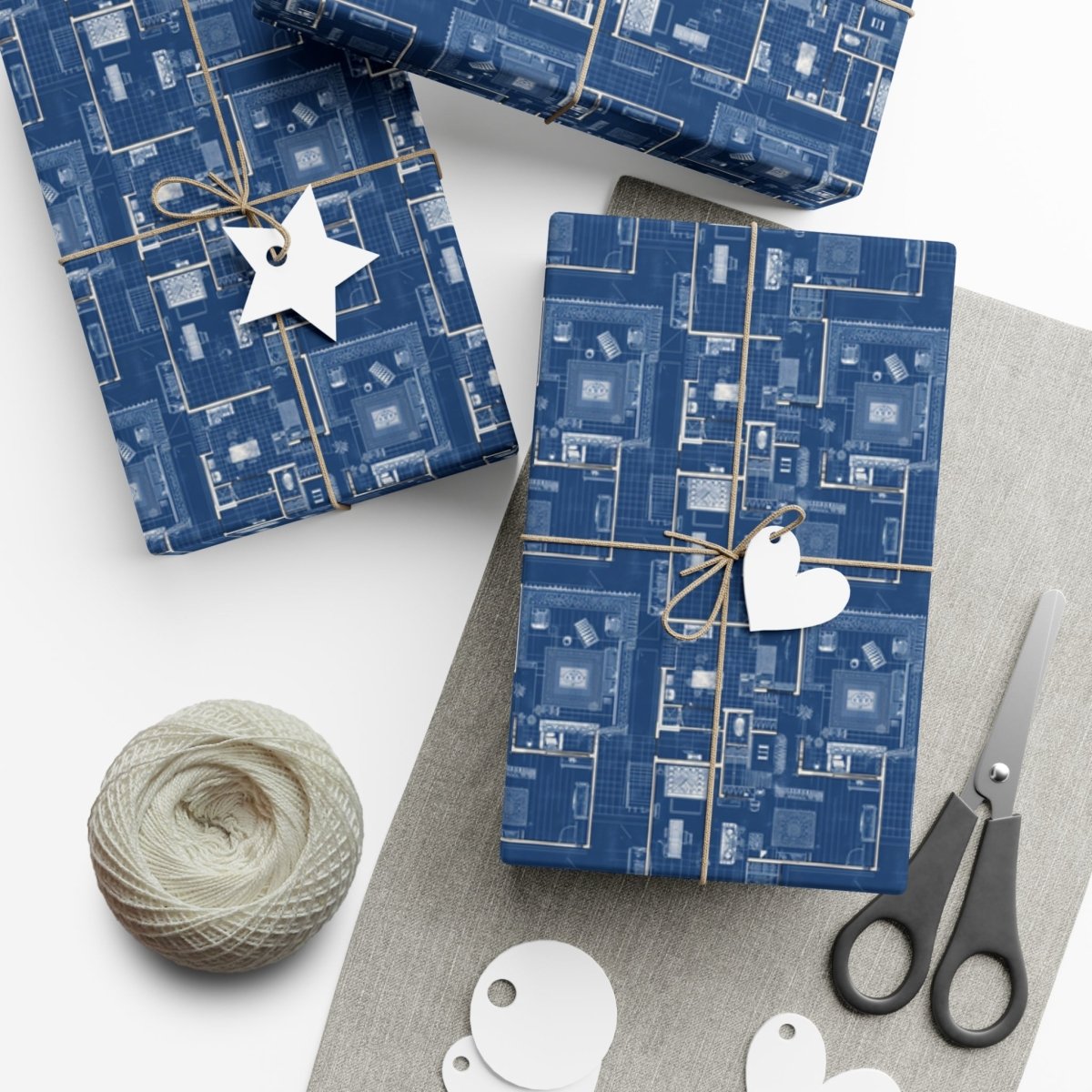Personalized Blueprint Gift Wrap – Make Every Gift Unforgettable - Home Decor | ShirtyAgents