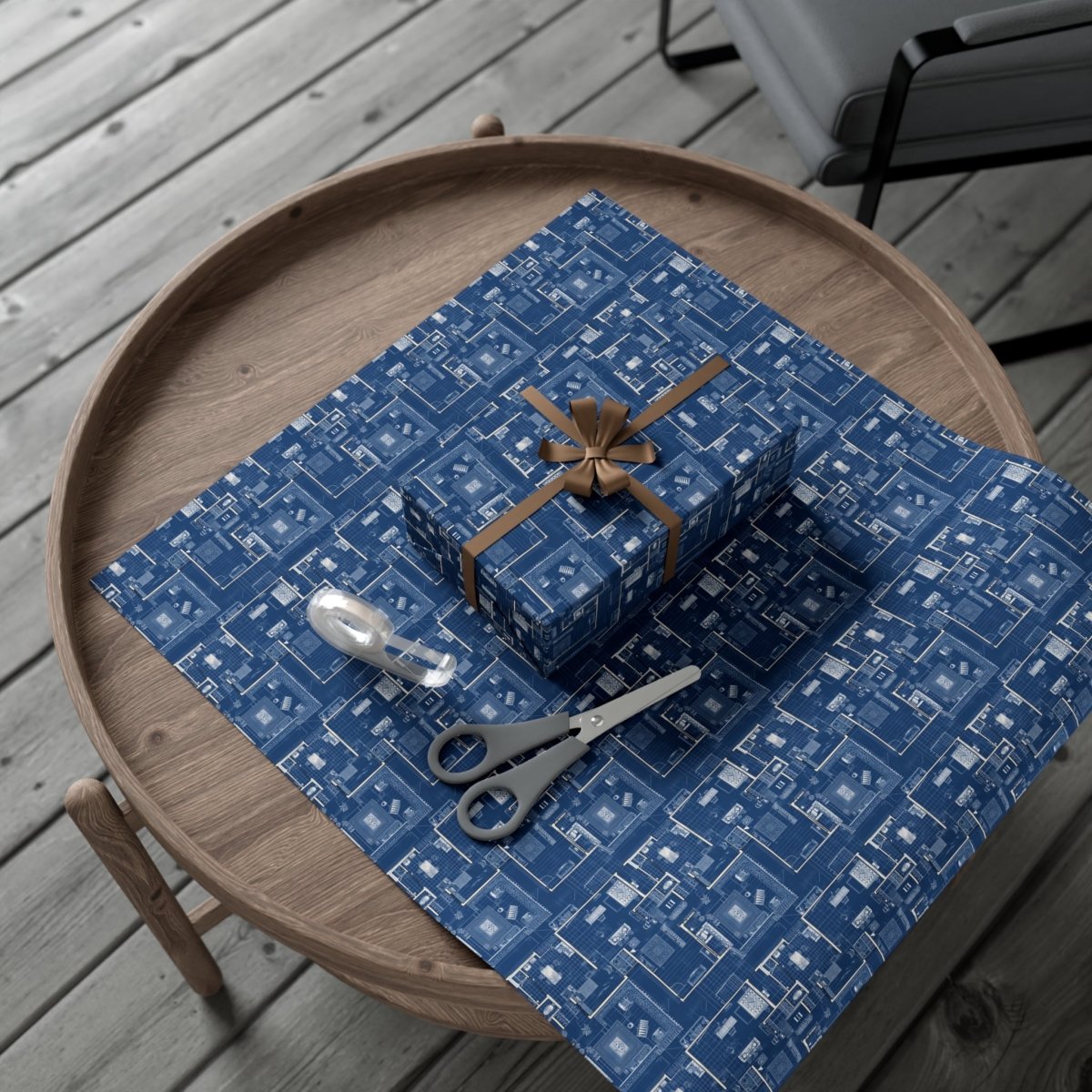 Personalized Blueprint Gift Wrap – Make Every Gift Unforgettable - Home Decor | ShirtyAgents