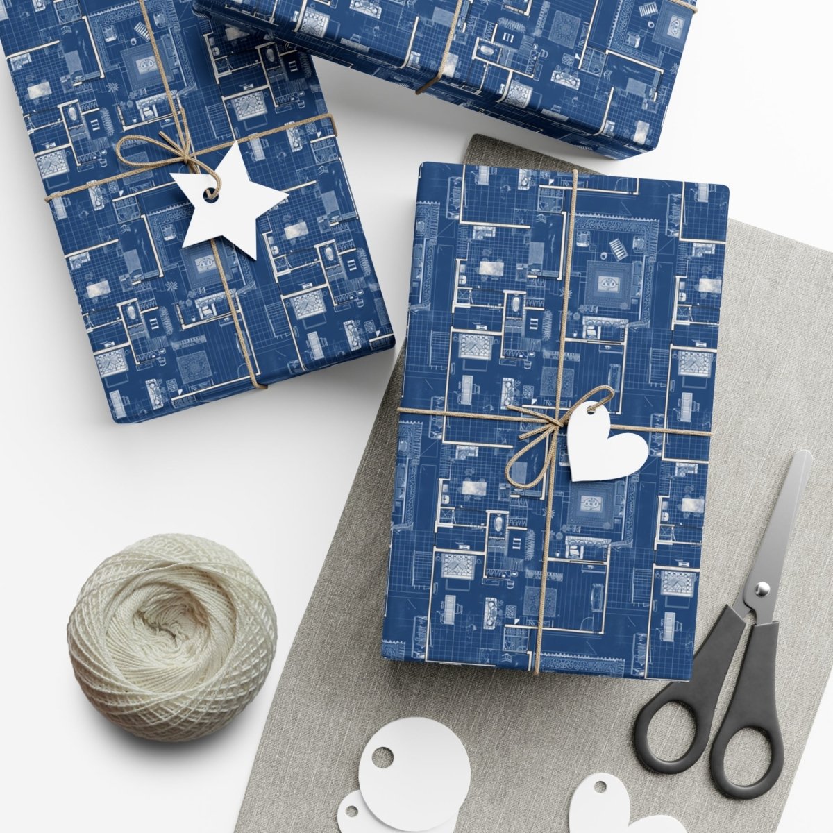 Personalized Blueprint Gift Wrap – Make Every Gift Unforgettable - Home Decor | ShirtyAgents
