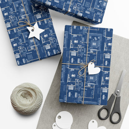 Personalized Blueprint Gift Wrap – Make Every Gift Unforgettable - Home Decor | ShirtyAgents