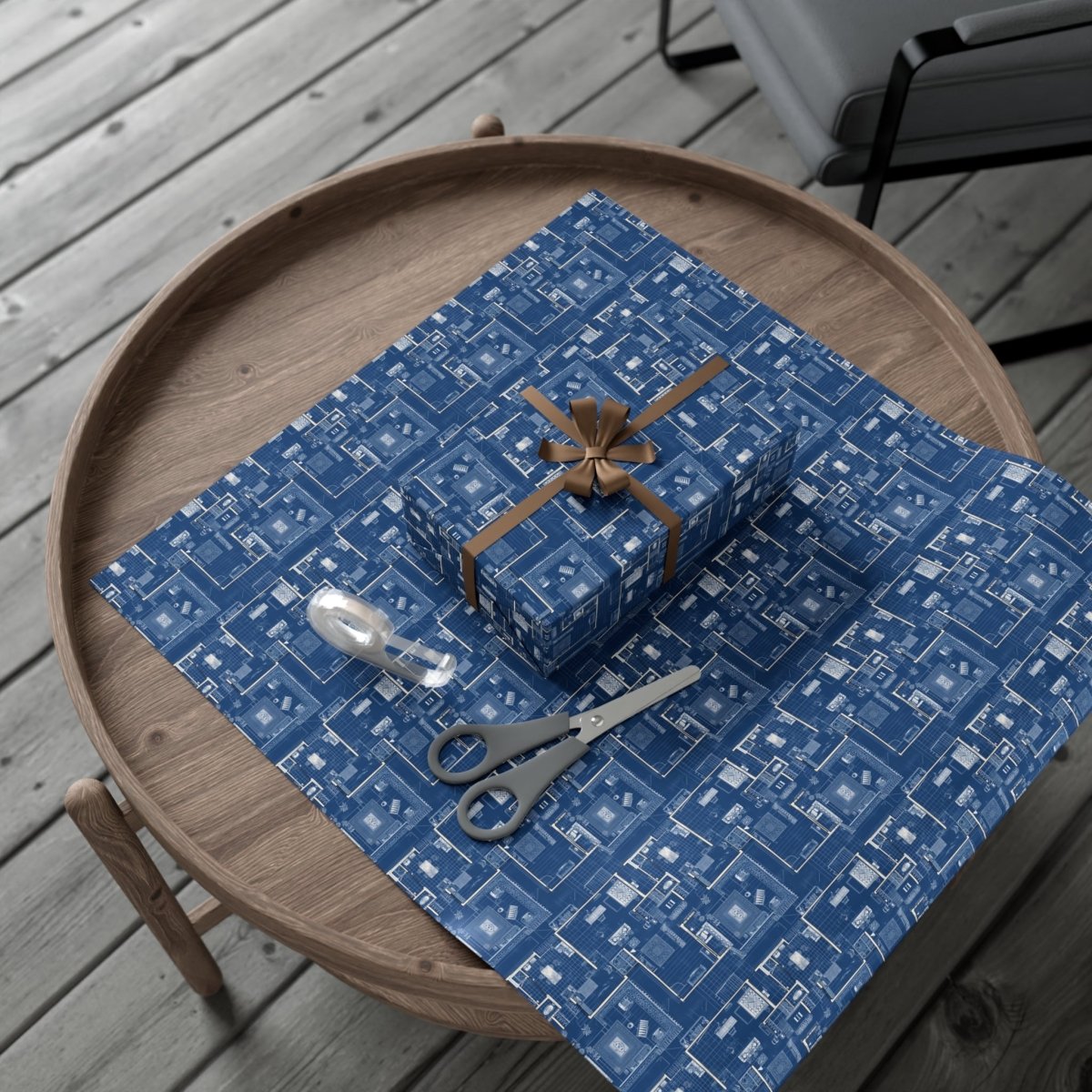 Personalized Blueprint Gift Wrap – Make Every Gift Unforgettable - Home Decor | ShirtyAgents