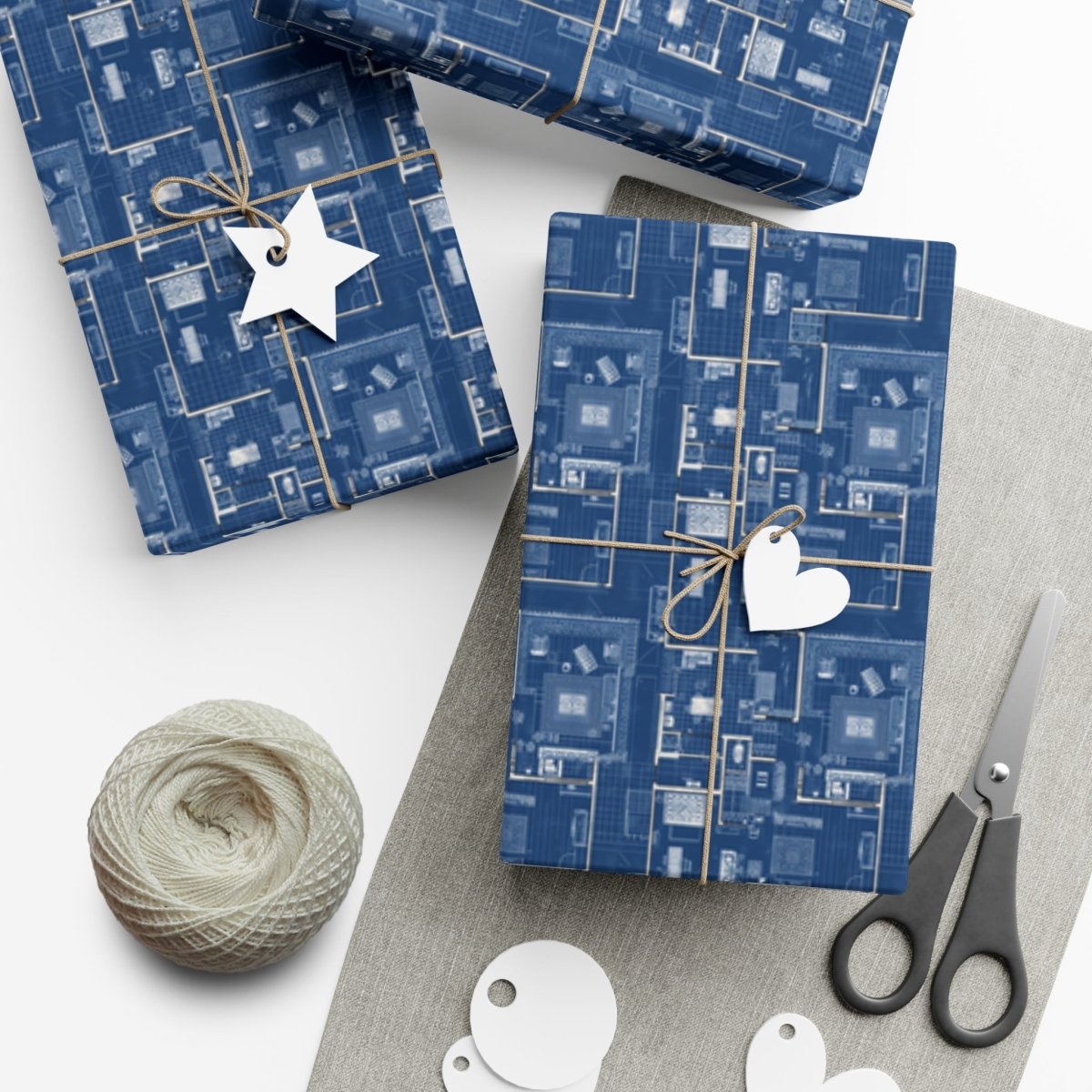 Personalized Blueprint Gift Wrap – Make Every Gift Unforgettable - Home Decor | ShirtyAgents