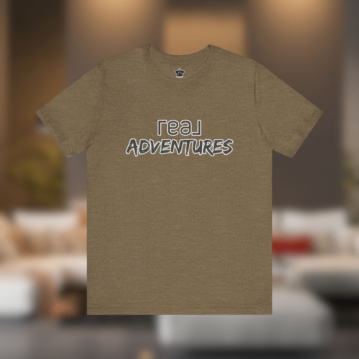 REAL Adventures – Grey Tee - T-Shirt | ShirtyAgents