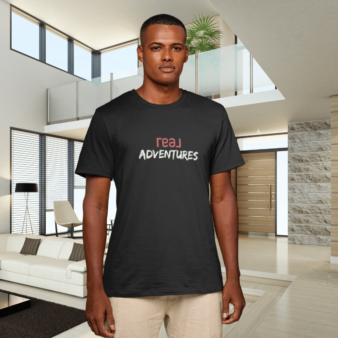 REAL Adventures Pink Tee - T-Shirt | ShirtyAgents