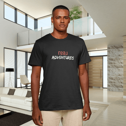 REAL Adventures Pink Tee - T-Shirt | ShirtyAgents