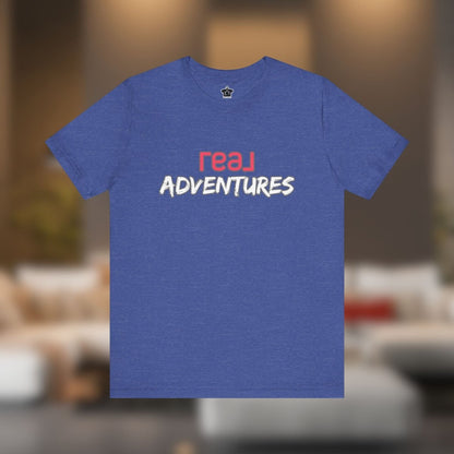 REAL Adventures Pink Tee - T-Shirt | ShirtyAgents