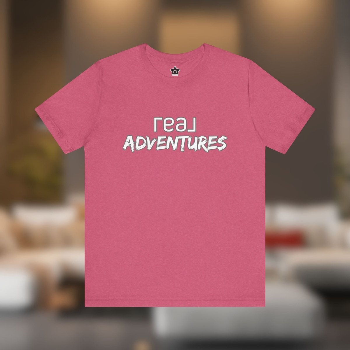REAL Adventures White Tee - T-Shirt | ShirtyAgents