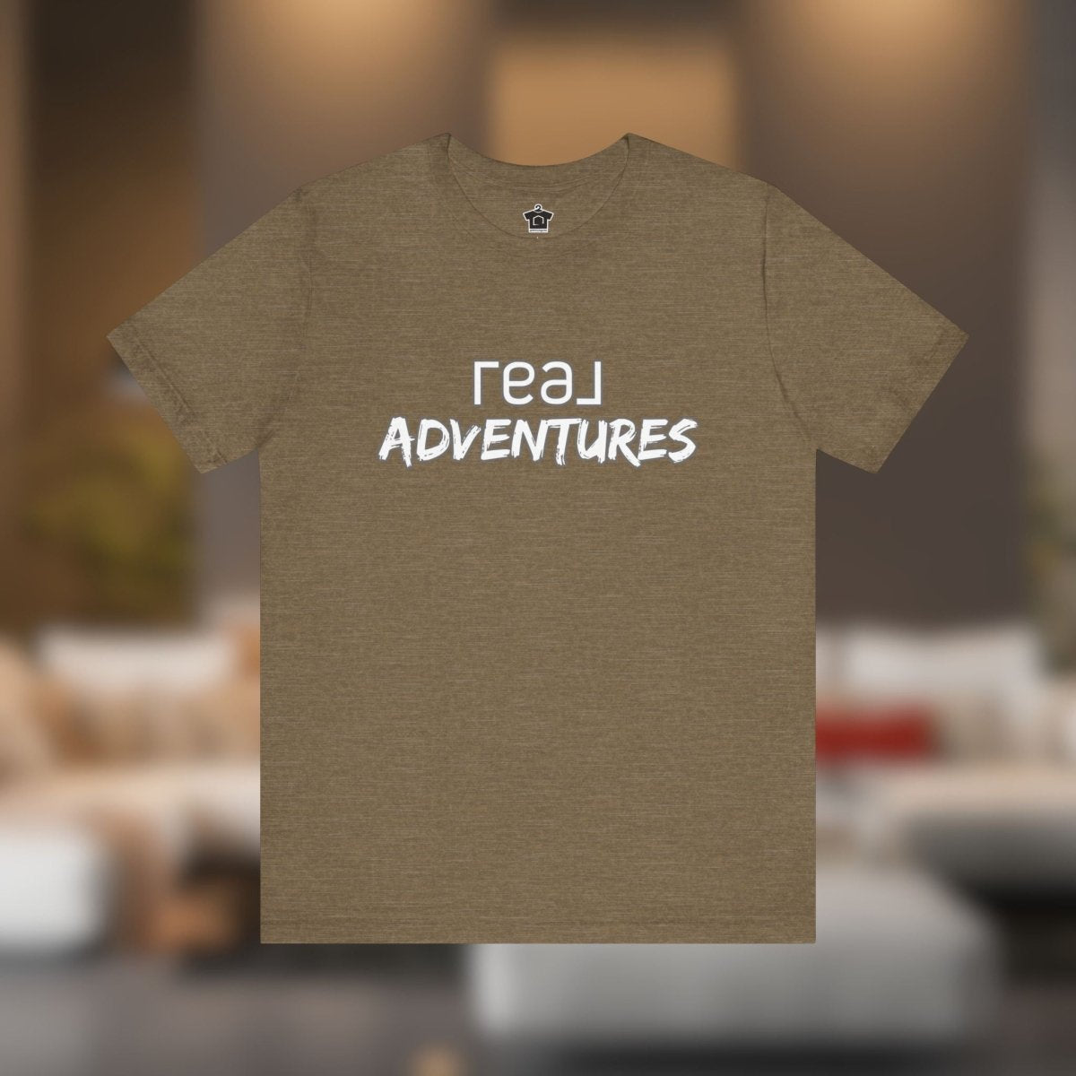 REAL Adventures White Tee - T-Shirt | ShirtyAgents