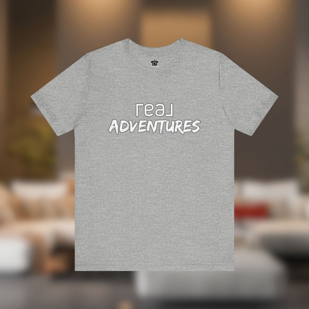 REAL Adventures White Tee - T-Shirt | ShirtyAgents