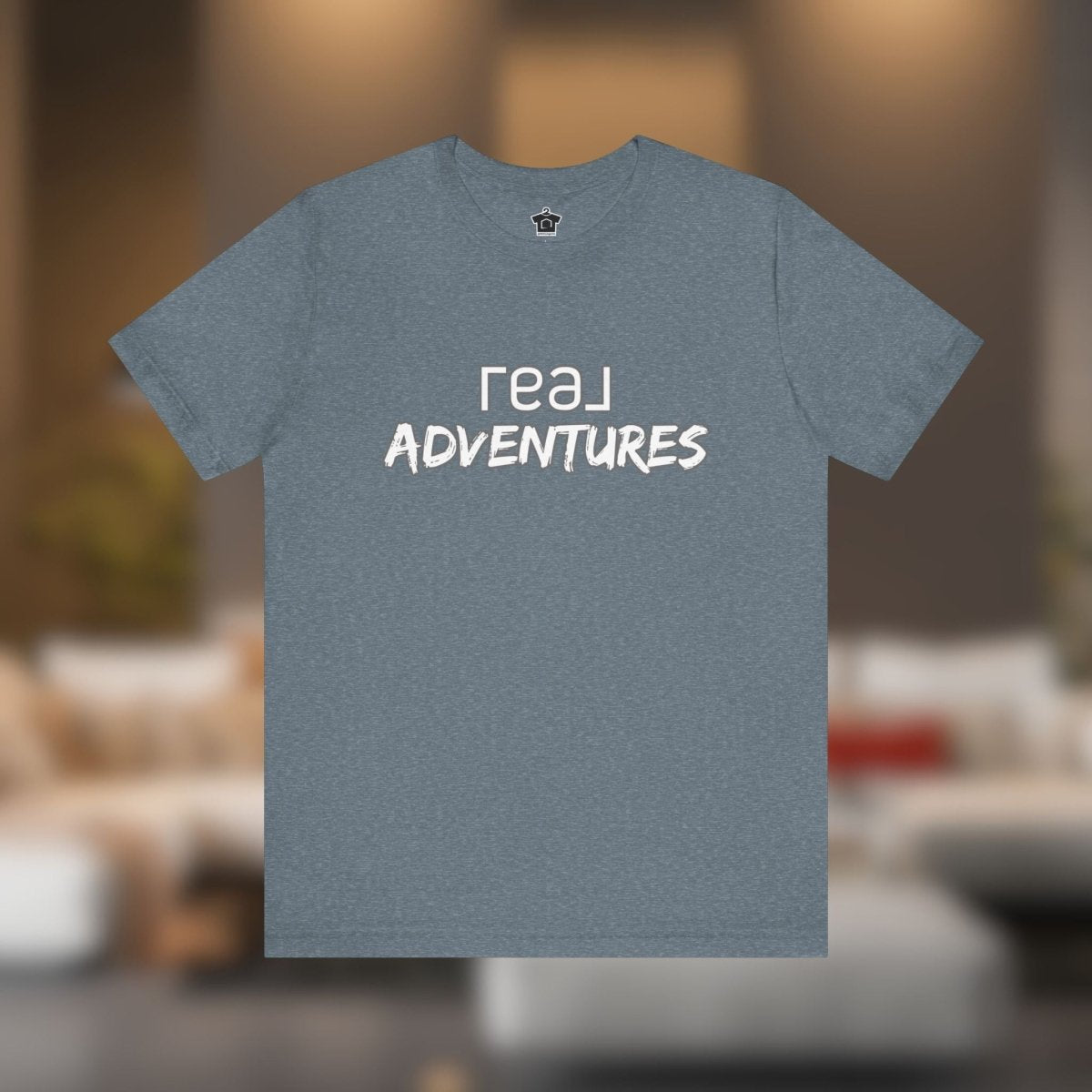 REAL Adventures White Tee - T-Shirt | ShirtyAgents