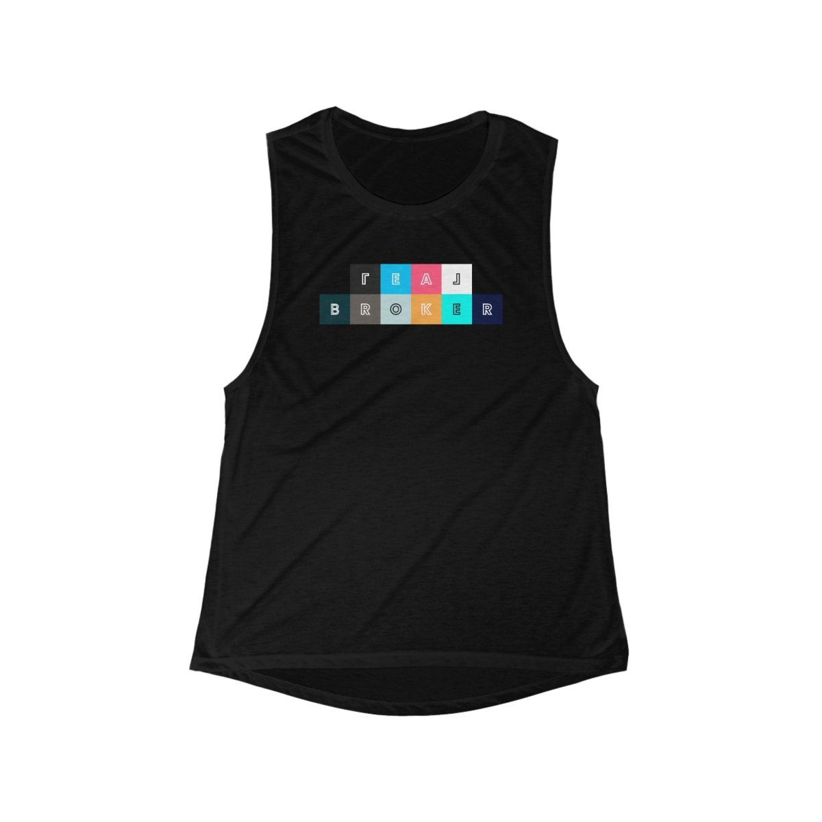 REAL Broker Color Block Athletic Tank - Tank Top | ShirtyAgents