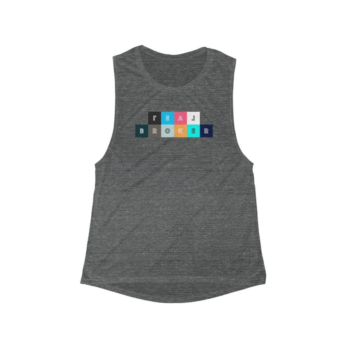 REAL Broker Color Block Athletic Tank - Tank Top | ShirtyAgents