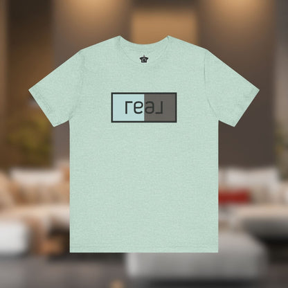 REAL Broker Logo – Modern Mint Grey Tee (Unofficial) - T-Shirt | ShirtyAgents