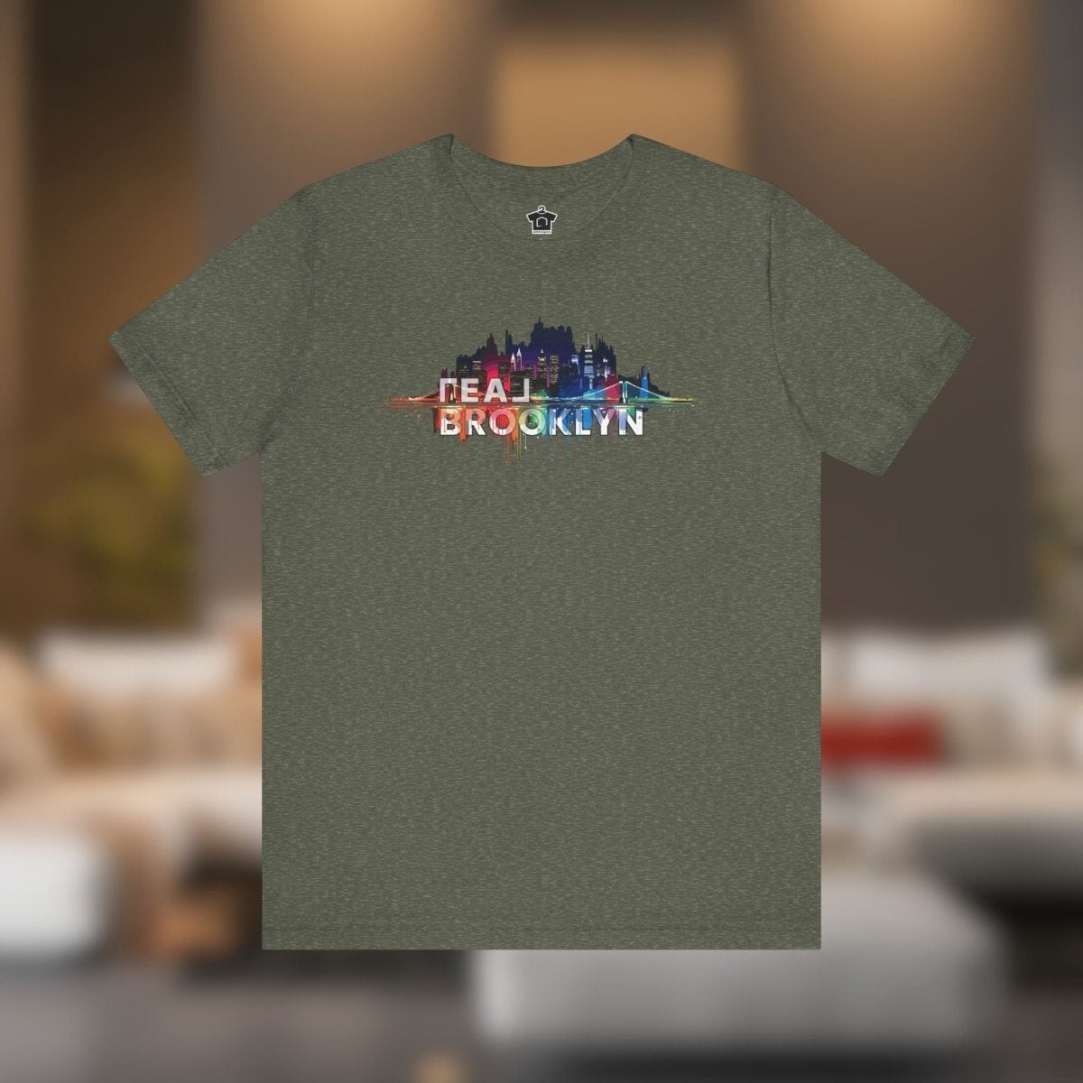 REAL Brooklyn Skyline – Vector Picasso Tee - T-Shirt | ShirtyAgents