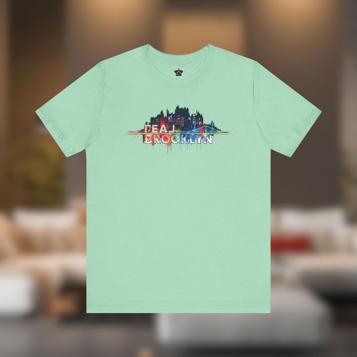 REAL Brooklyn Skyline – Vector Picasso Tee - T-Shirt | ShirtyAgents