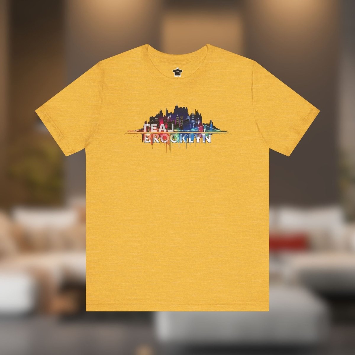 REAL Brooklyn Skyline – Vector Picasso Tee - T-Shirt | ShirtyAgents