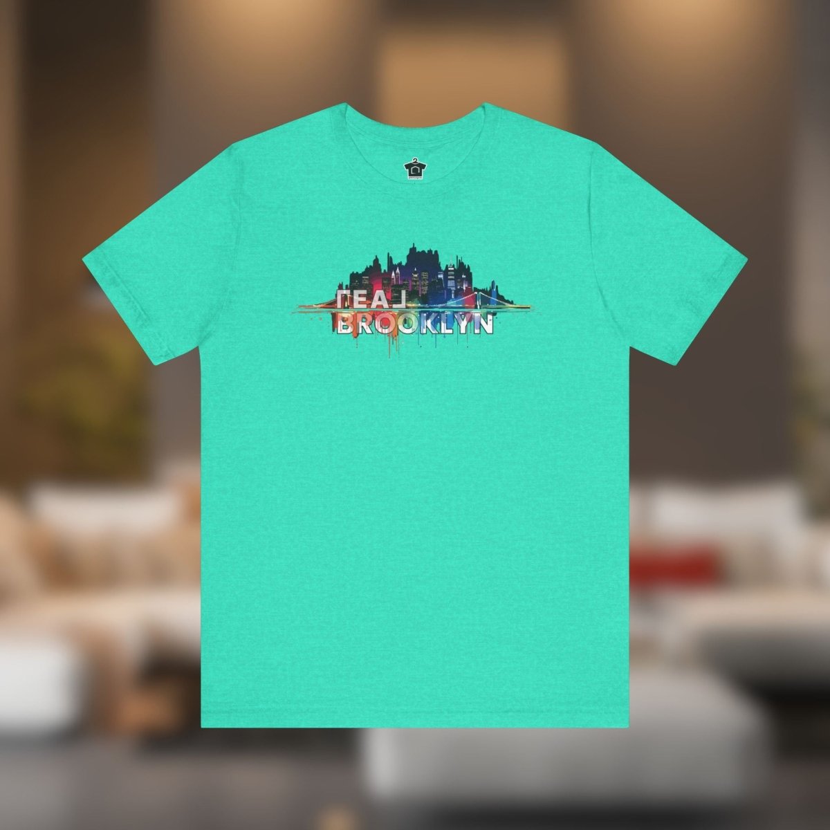 REAL Brooklyn Skyline – Vector Picasso Tee - T-Shirt | ShirtyAgents