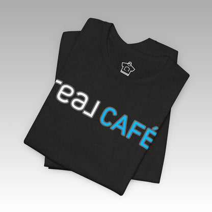 REAL Cafe Blue Tee - T-Shirt | ShirtyAgents
