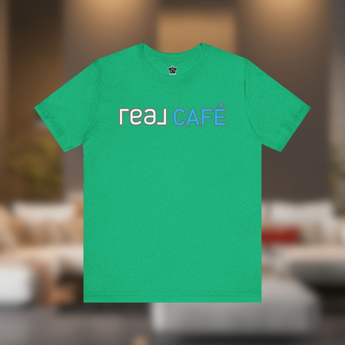 REAL Cafe Blue Tee - T-Shirt | ShirtyAgents