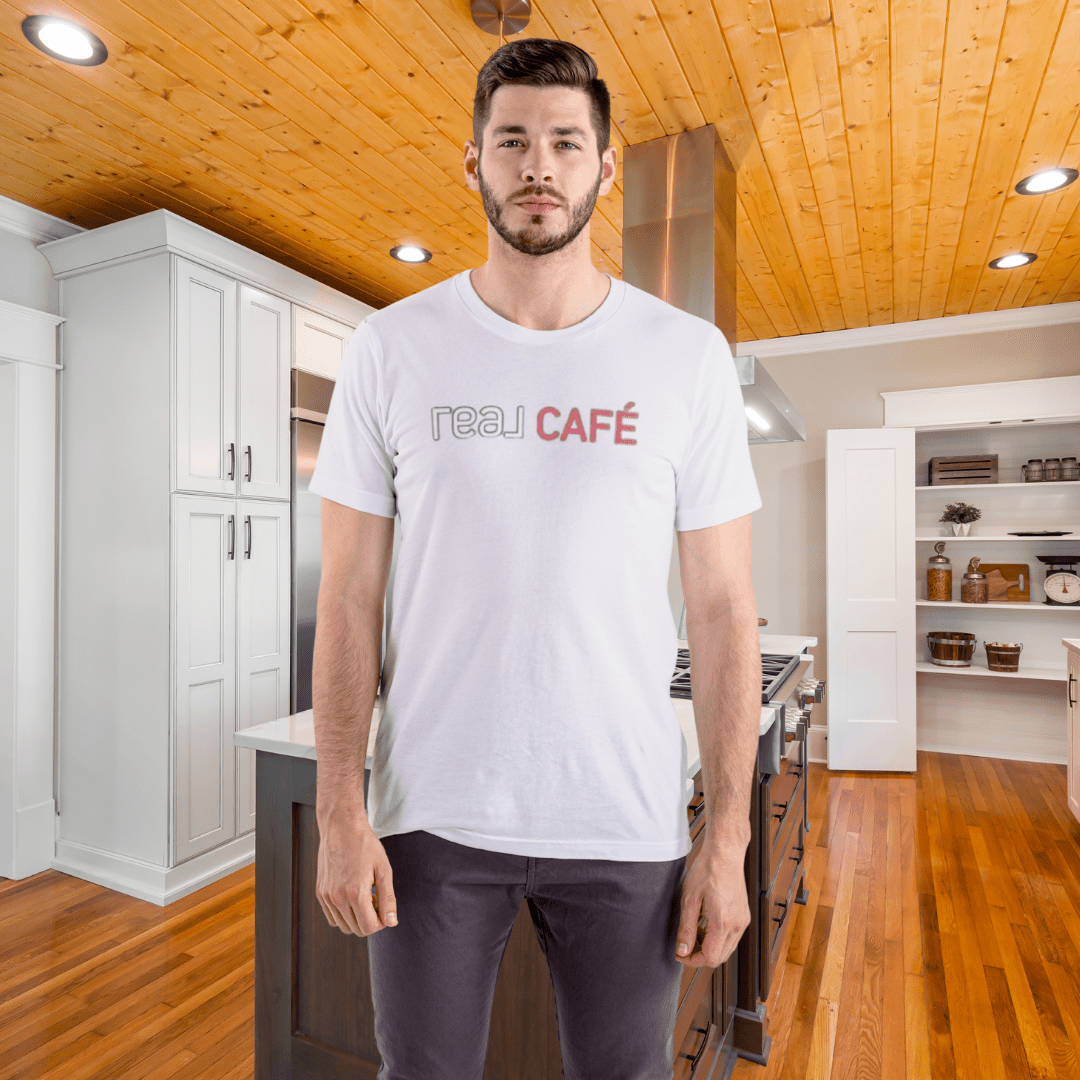 REAL Cafe Tee - T-Shirt | ShirtyAgents