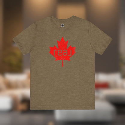Real Canadian Maple Leaf Tee - T-Shirt | ShirtyAgents