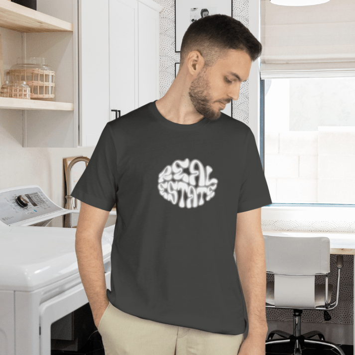 Real Estate Distorted Glow T-Shirt - T-Shirt | ShirtyAgents