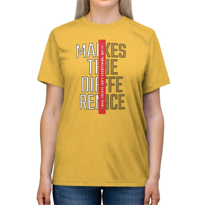 Real Estate Makes The Difference Athletic - T-Shirt | ShirtyAgents