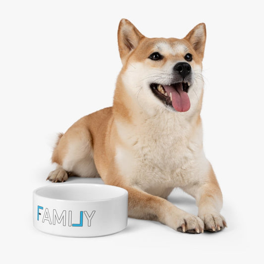 REAL Family Blue Pet Bowl - Pets | ShirtyAgents