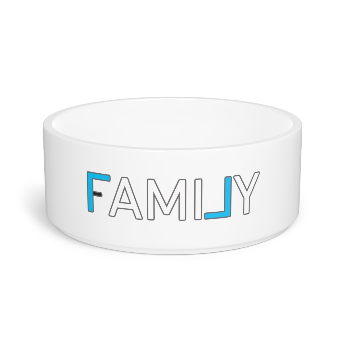 REAL Family Blue Pet Bowl - Pets | ShirtyAgents