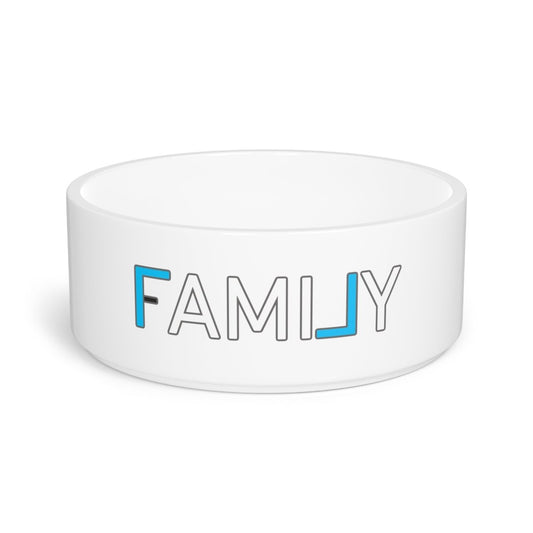 REAL Family Blue Pet Bowl - Pets | ShirtyAgents