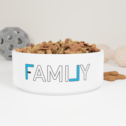REAL Family Blue Pet Bowl - Pets | ShirtyAgents