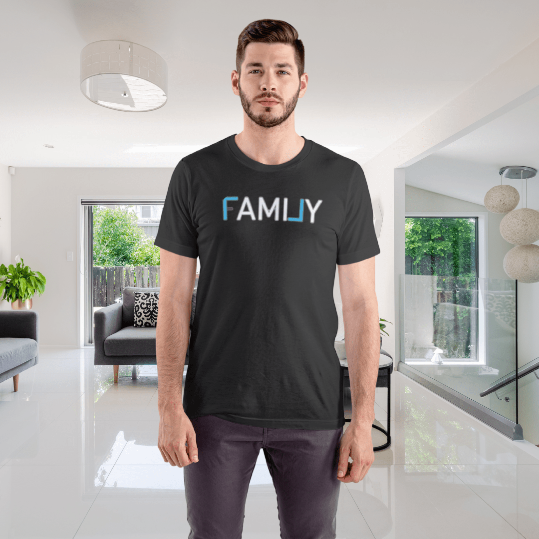 REAL Family – Blue Tee - T-Shirt | ShirtyAgents
