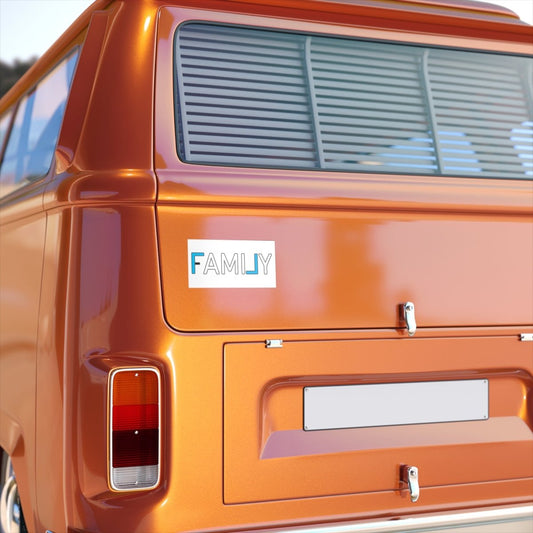 REAL Family Bumper Sticker (Legacy Blue) - Paper products | ShirtyAgents