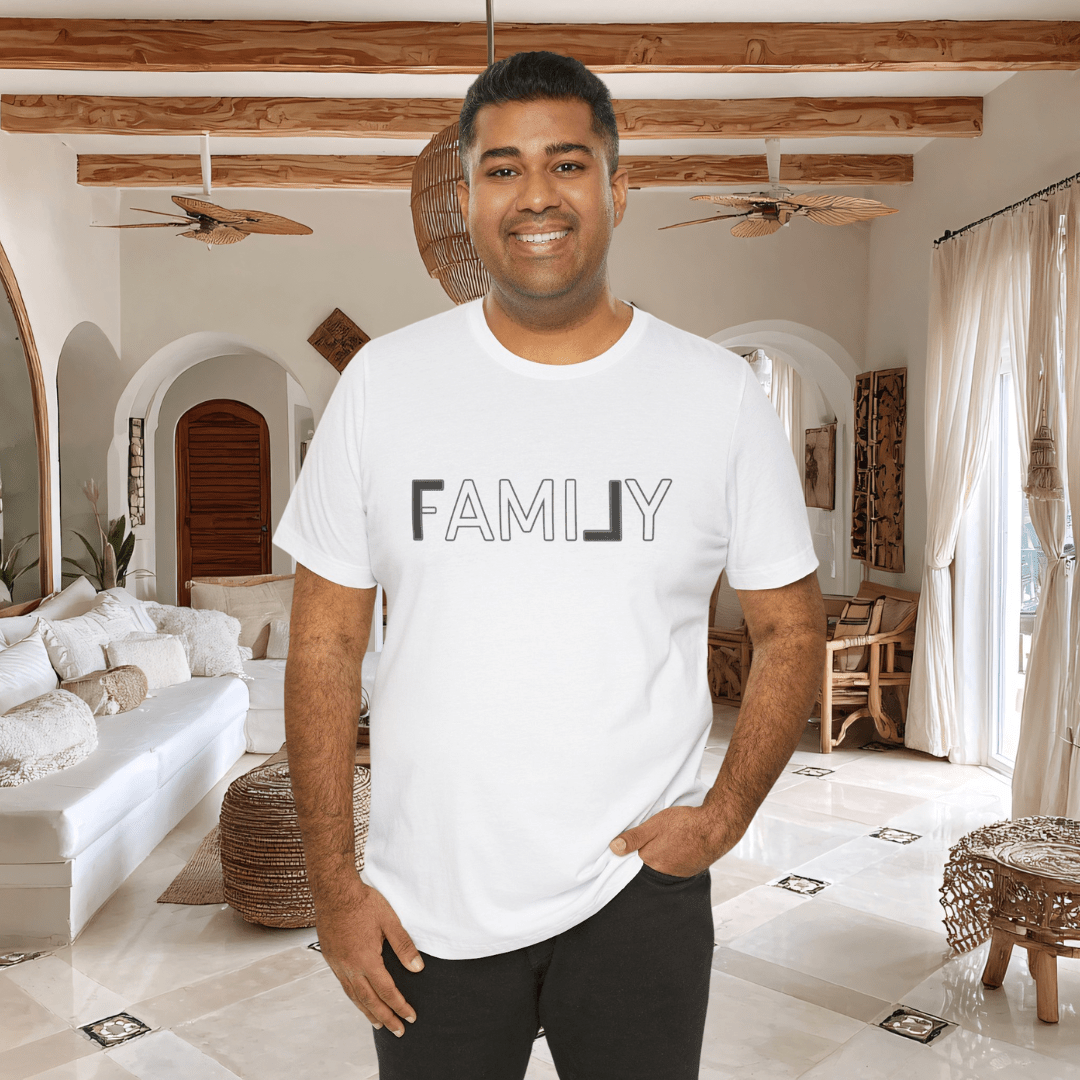 REAL Family – Grey Tee - T-Shirt | ShirtyAgents