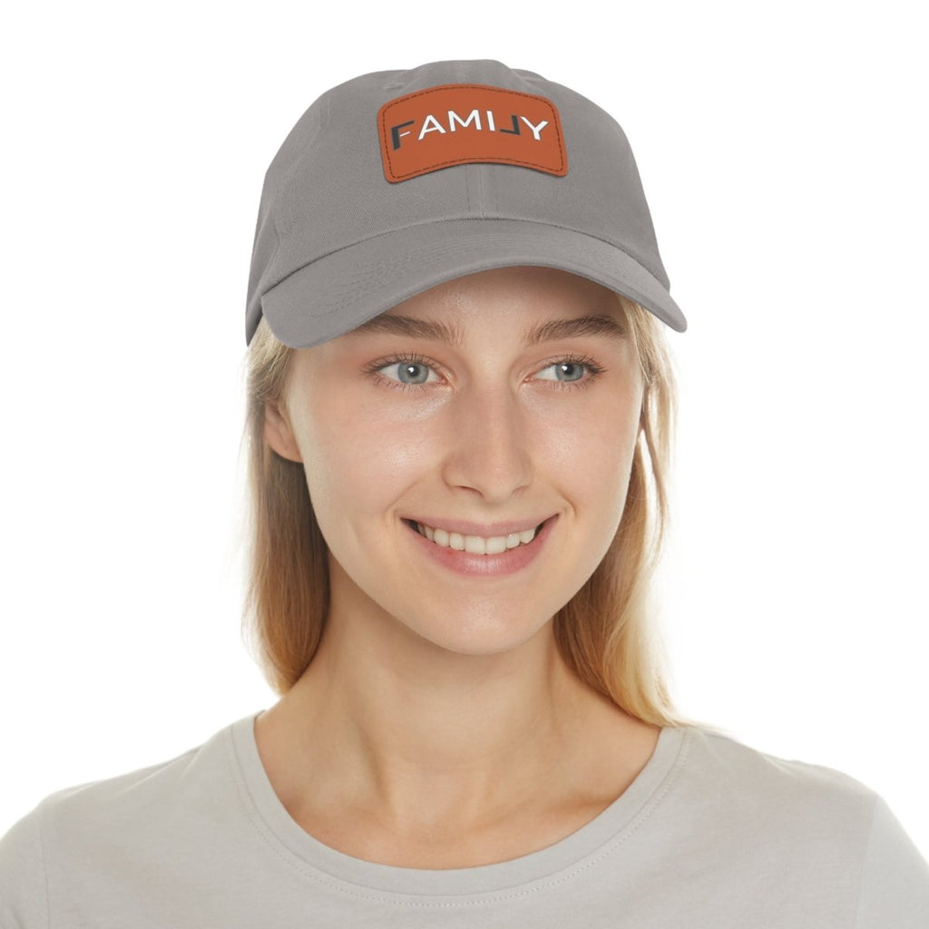 REAL Family Hat with Leather Patch - Hats | ShirtyAgents