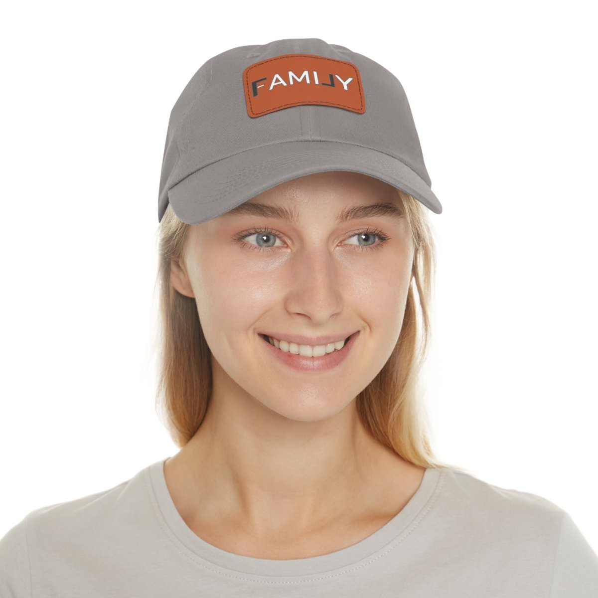 REAL Family Hat with Leather Patch - Hats | ShirtyAgents
